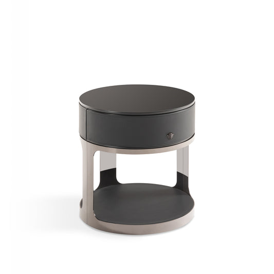 Medallion bedside table