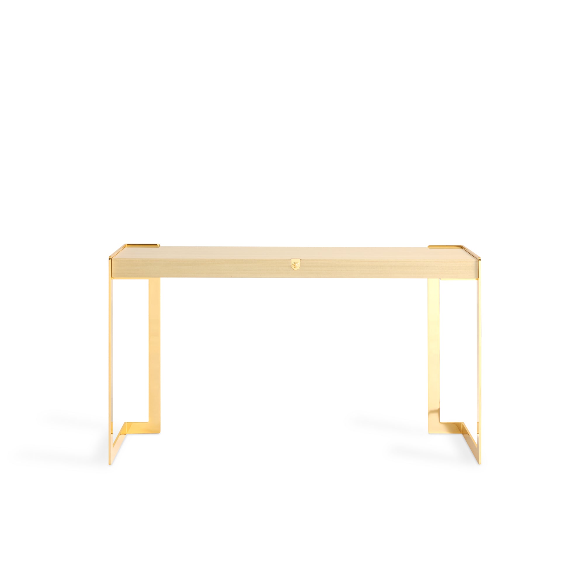 Versace Home Via Gesu Medusa консоль с мраморной столешницей и стальным каркасом