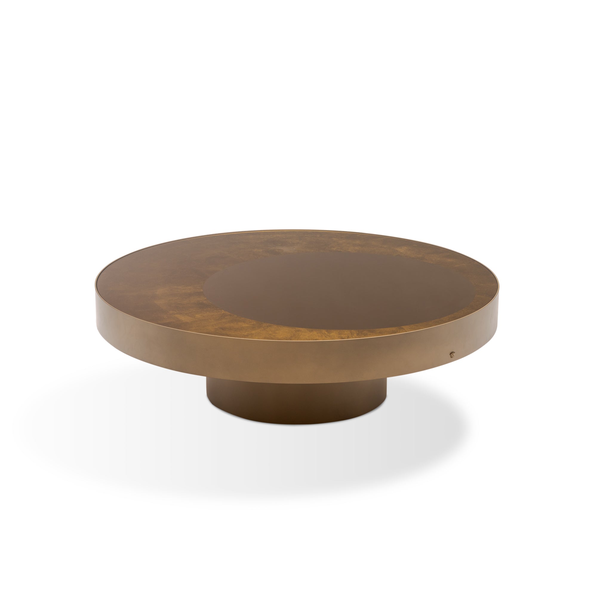 イタリア　真鍮　テーブル Medusa '95 coffee table - Versace Home | LLG – Luxury Living Group